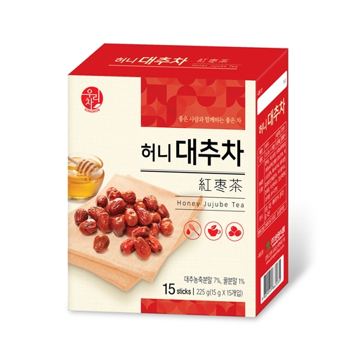 [송원] 우리차 허니 대추차 15T x 1개  (차/티백/코코아)
