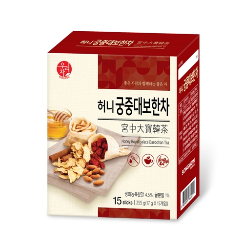 [송원] 우리차 허니 궁중 대보 한차 15T x 1개  (차/티백/코코아)