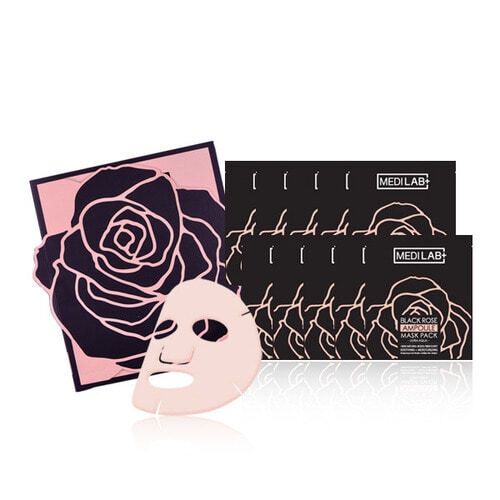 데이셀 메디랩 블랙로즈 앰플 마스크팩 (울트라 아쿠아) 25g x 10장  (마사지/마스크/팩)