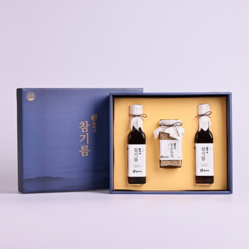 [들메내] 4호 (국산)-참기름 250ml 2병+볶음통깨 130g  (식용유/참기름/오일류/시럽)