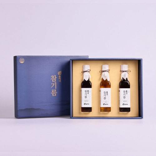 [들메내] 6호 (국산)-참기름250ml 2병+들기름250ml 1병  (식용유/참기름/오일류/시럽)