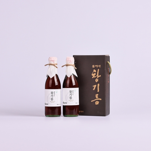 [들메내] 행복가득 단2호 (중국산)-참기름 350ml 2병  (식용유/참기름/오일류/시럽)