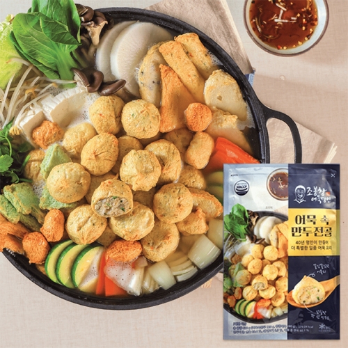 조봉창 명인의 어묵 속 만두전골 2세트 (전골 400g 10팩 + 소스 10팩)  (탕류/즉석국/찌게)