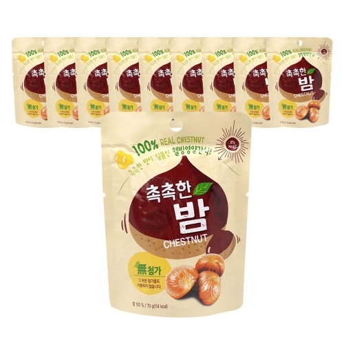 [좋은세상] 촉촉한 밤 70g*10봉지  (과자/껌/스낵류)