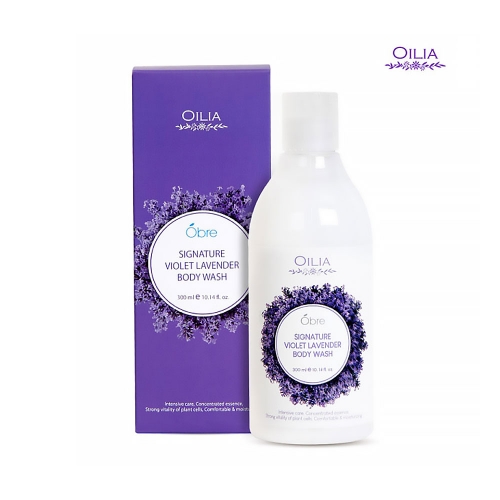 [오일리아] 오브레 시그니쳐 바이올렛 라벤더 바디워시 300ml  (샤워/바디워시)