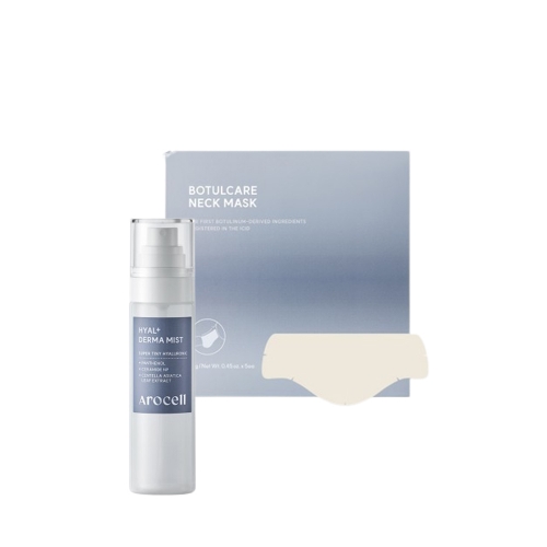 아로셀 보툴케어 넥 마스크 5매입+히알 플러스 더마 미스트 100ml  (마사지/마스크/팩)