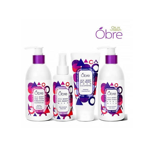 [오일리아] 오브레 아사이베리 바디&미스트 4종  (선물세트/여행키트)