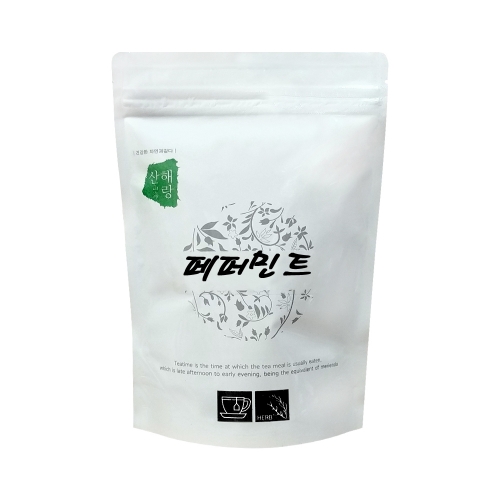 산해랑 페퍼민트 허브차 40g  (차/티백/코코아)