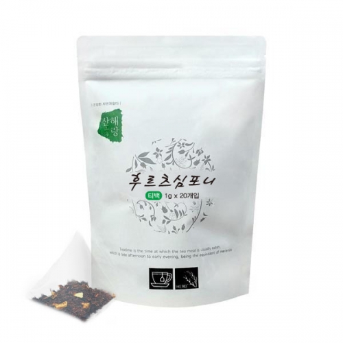 산해랑 블랜딩 허브차 심포니 후르츠 티백 20개입  (차/티백/코코아)
