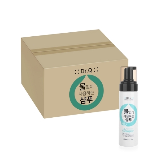 [닥터큐] 물없이 사용하는 샴푸 200ml 20개 (1박스)  (샴푸/린스/트리트먼트)