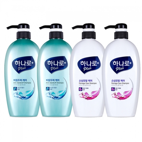 애경 하나로 플러스 샴푸(샴푸린스겸용) 680ml*2개묶음 / 택1(비듬두피,손상모발)  (샴푸/린스/트리트먼트)