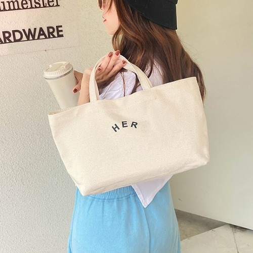 여성 레터링 미니 토트백 가방  (토드백/핸드백)