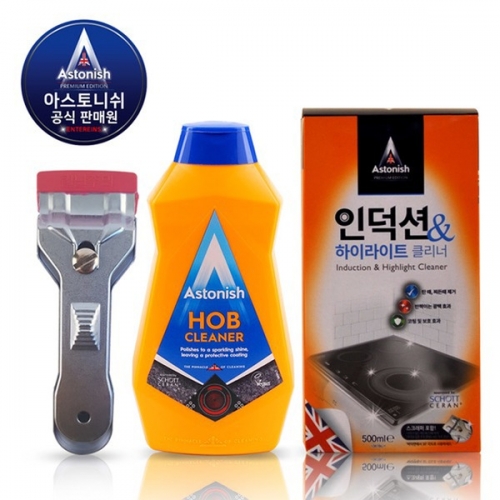 아스토니쉬 인덕션크리너 500ml + 전용 스크래퍼  (주방세제)