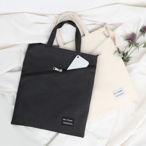 레네 여성 대학생 포켓 데일리 에코백 크로스백 가방 L92836  (크로스백)
