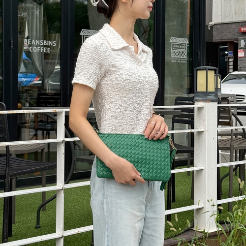 레네 여성 직장인 대학생 가죽 패턴 클러치백 가방 L92509  (크로스백)