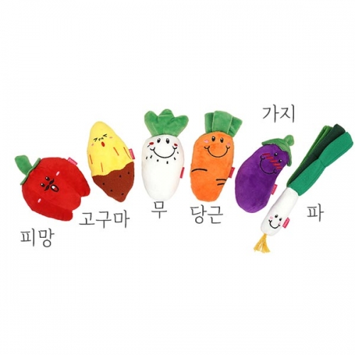 패리스독 야채가게 간식 놀이토이 가지 8x16cm  (장난감)
