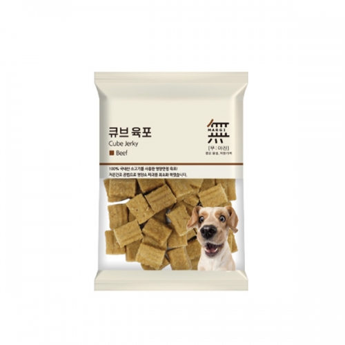 무마진 큐브 육포 소고기 80g  (애견간식)