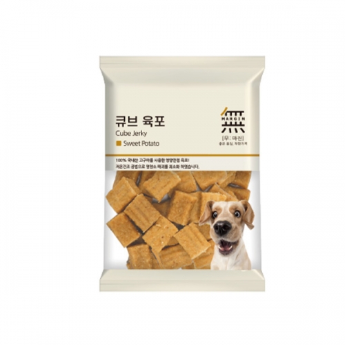 무마진 큐브 육포 고구마 80g  (애견간식)