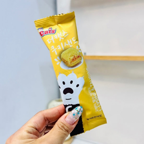 더캣츠 쿠키샌드 북어 연어맛 20g  (애견간식)