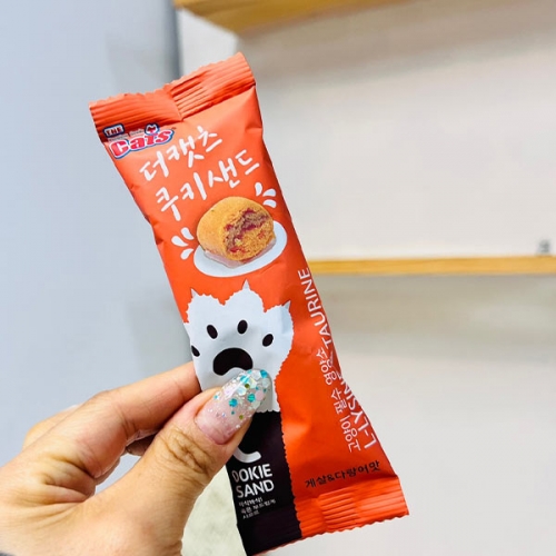 더캣츠 쿠키샌드 게살 다랑어맛 20g  (애견간식)