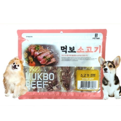 먹보 소고기 소고기큐브 300g  (애견간식)