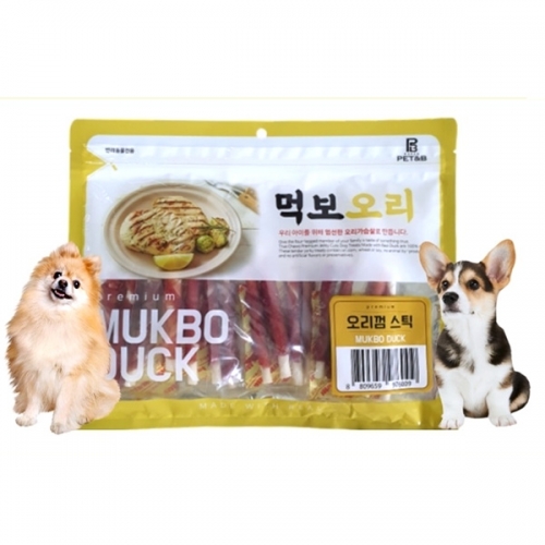 먹보 오리 오리껌 스틱 300g  (애견간식)