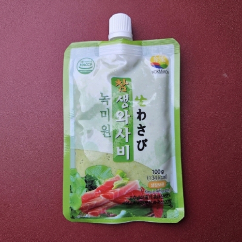 녹미원 생와사비 고추냉이 100g x 1팩  (물엿/식초/소스/액젖)