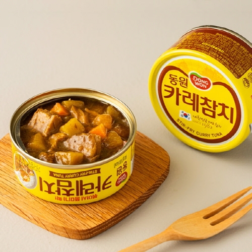 [동원] 카레참치 90g x 8캔  (통조림/캔/햄/잼)