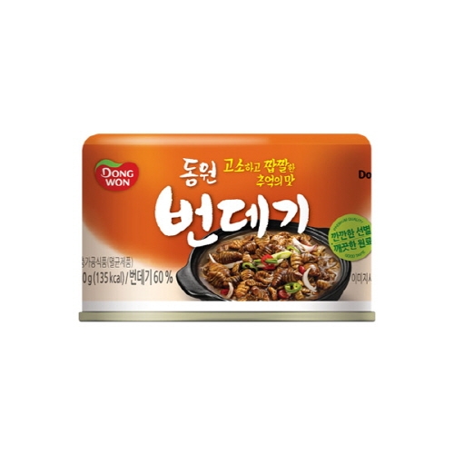 [동원] 번데기 130g x 12캔  (통조림/캔/햄/잼)