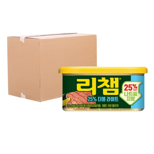 동원 리챔 더블라이트 200g 24입 (박스)  (통조림/캔/햄/잼)