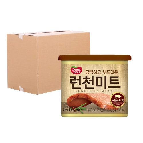 동원 런천미트 340g 24입 (박스)  (통조림/캔/햄/잼)