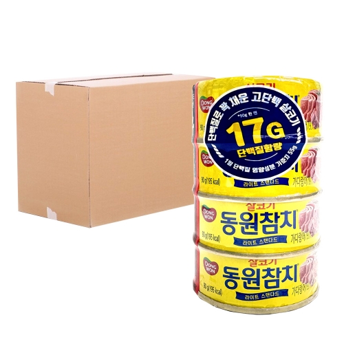 동원 살코기 라이트스탠다드 90g 4입 20입 (박스)  (통조림/캔/햄/잼)