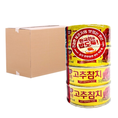 동원 고추참치 90g 4입 20입 (박스)  (통조림/캔/햄/잼)