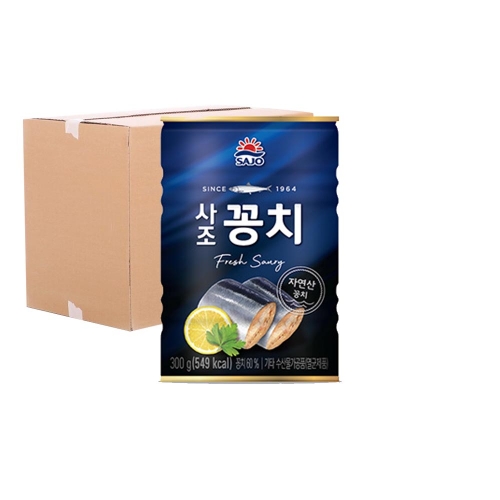 사조해표 꽁치 300g 24입 (박스)  (통조림/캔/햄/잼)