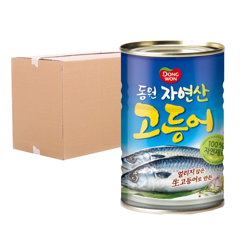 동원 자연산 고등어 원터치 300g 24입 (박스)  (통조림/캔/햄/잼)