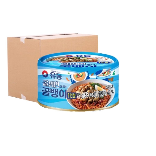 유동 골빔면에 딱골뱅이 95g 48입 (박스)  (통조림/캔/햄/잼)