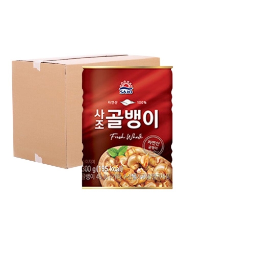 사조해표 자연산골뱅이 300g 24입 (박스)  (통조림/캔/햄/잼)