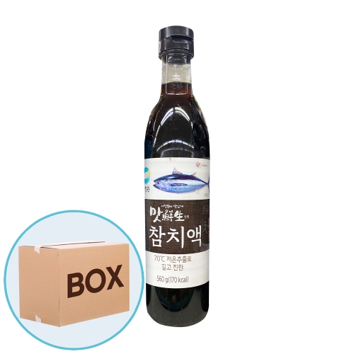 청정원 맛선생 참치액 560g 20입 (박스)  (물엿/식초/소스/액젖)