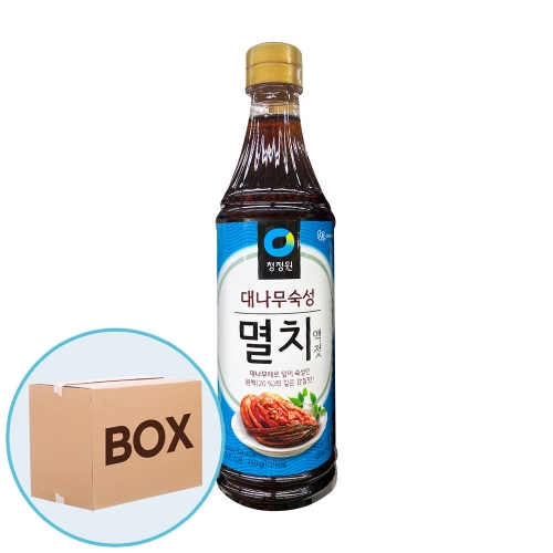 청정원 남해안멸치액젓 750g 12입 (박스)  (물엿/식초/소스/액젖)
