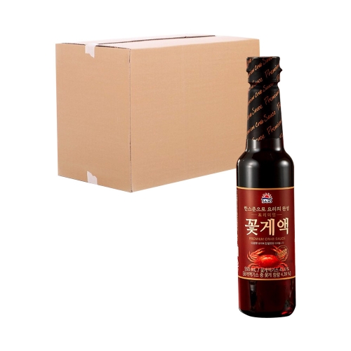 사조해표 프리미엄 꽃게액 550ml 12입 (박스)  (물엿/식초/소스/액젖)