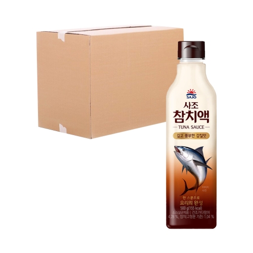 사조해표 참치액 500g 15입 (박스)  (물엿/식초/소스/액젖)