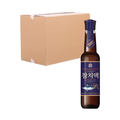 사조 프리미엄 참치액 550ml 12입 (박스)  (물엿/식초/소스/액젖)