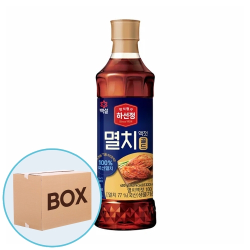 CJ 하선정 멸치액젓 400g 30입 (박스)  (물엿/식초/소스/액젖)