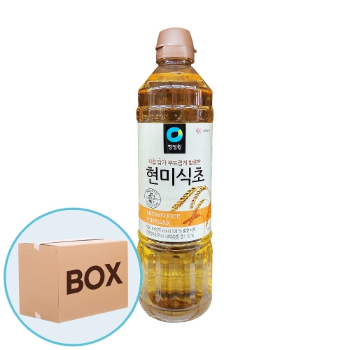 청정원 현미식초 900ml 12입 (박스)  (물엿/식초/소스/액젖)