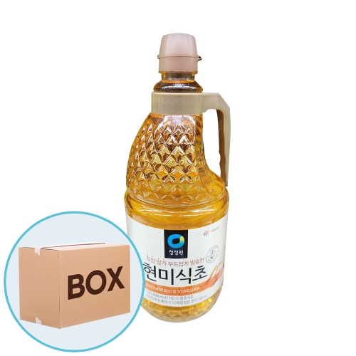 청정원 현미식초 1.8L 6입 (박스)  (물엿/식초/소스/액젖)