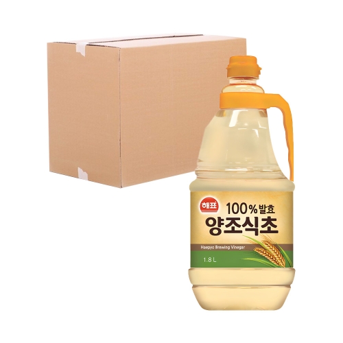 사조해표 양조식초 1.8L 8입 (박스)  (물엿/식초/소스/액젖)