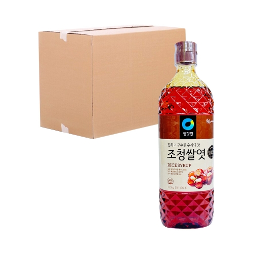 청정원 조청쌀엿 1.2kg 12입 (박스)  (물엿/식초/소스/액젖)