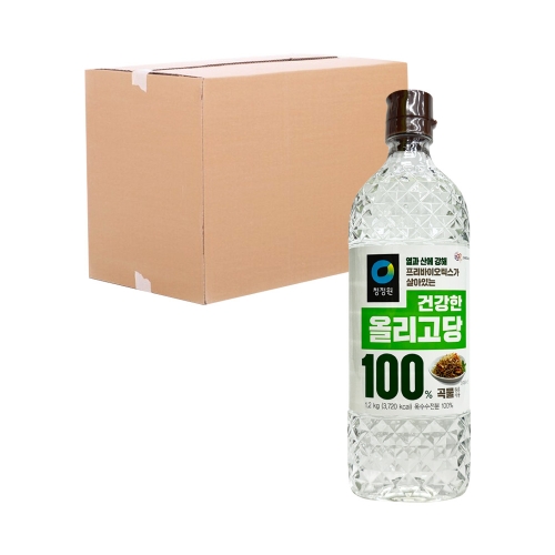 청정원 설탕없는 올리고당 1.2kg 12입 (박스)  (물엿/식초/소스/액젖)