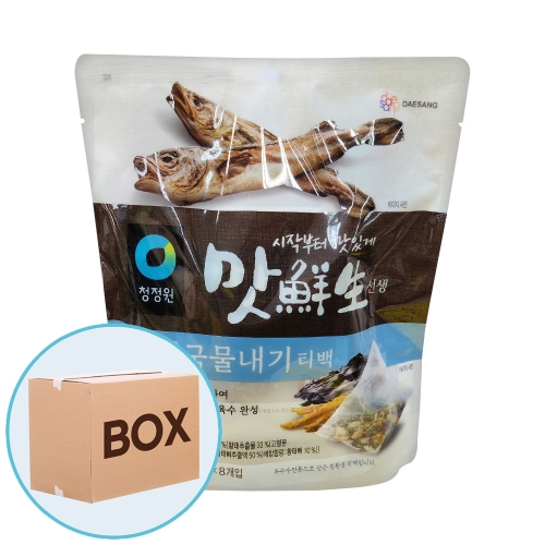 청정원 맛선생 황태 국물내기 티백 64g 12입 (박스)  (조미료/분말류)