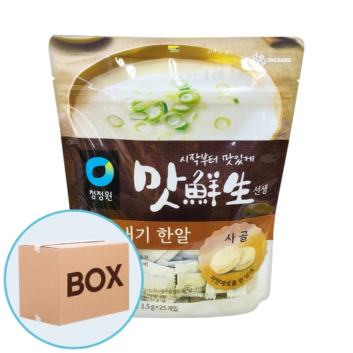 청정원 맛선생 사골 국물내기 한알 87.5g 10입 (박스)  (조미료/분말류)